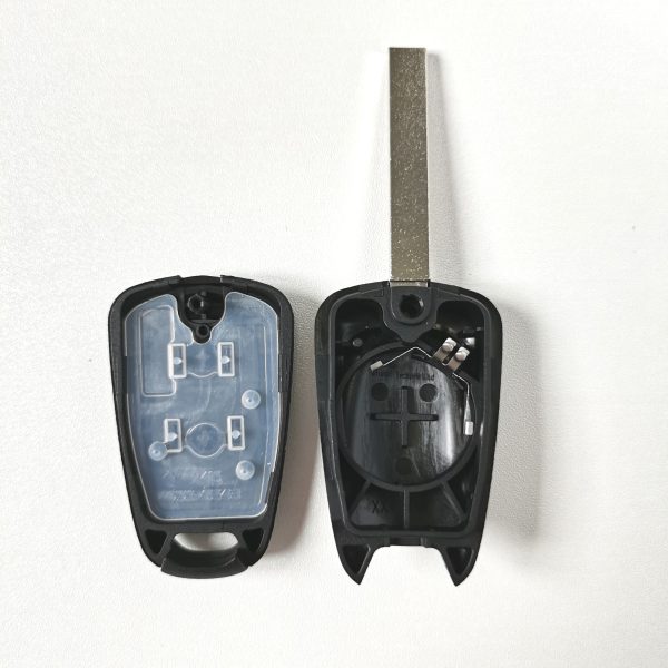 2 Buttons Remote Key Shell for Opel Vauxhallo Astra K with HU100 Blade - 5pcs - Image 3