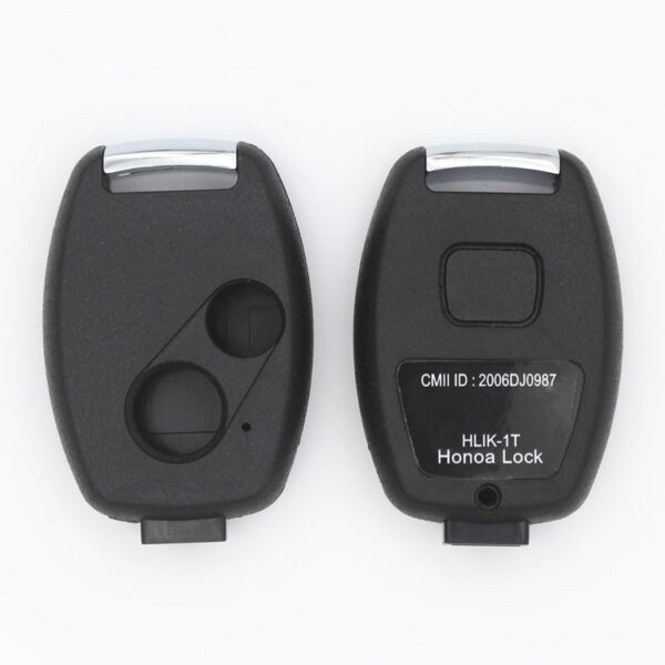 2 Buttons Suitable for Honda Accord Civic Ossaid Fit Straight Remote Control Key Shell- pack of 5