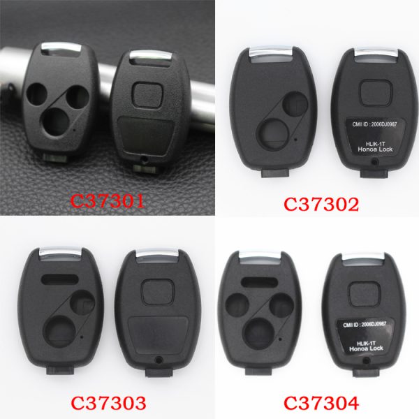 2 Buttons Suitable for Honda Accord Civic Ossaid Fit Straight Remote Control Key Shell- pack of 5 - Image 3