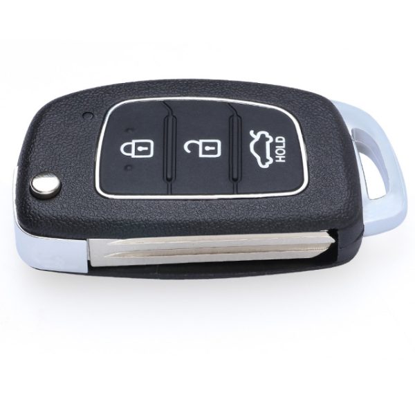 2+1 Button Flip Remote Key Shell Fob for Hyundai Solaris IX35 IX45 Elantra Santa Fe HB20 Verna Solaris TOY40 Blade - pack of 5 - Image 9