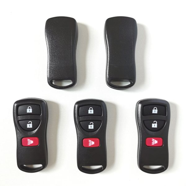 2+1 Buttons Remote Shell with Small battery Holder  for Nissan - Pack of 5 - Image 5