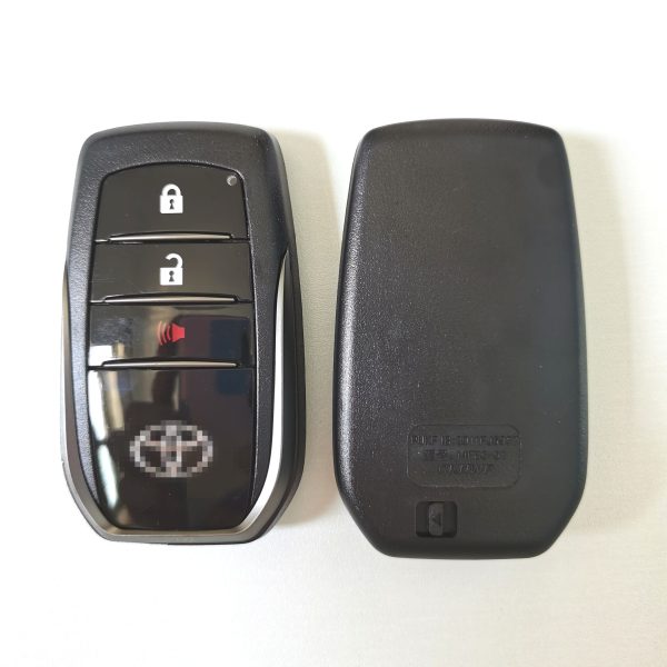 3 Buttons Smart Key Shell for Toyota - Pack of 5 - Image 3