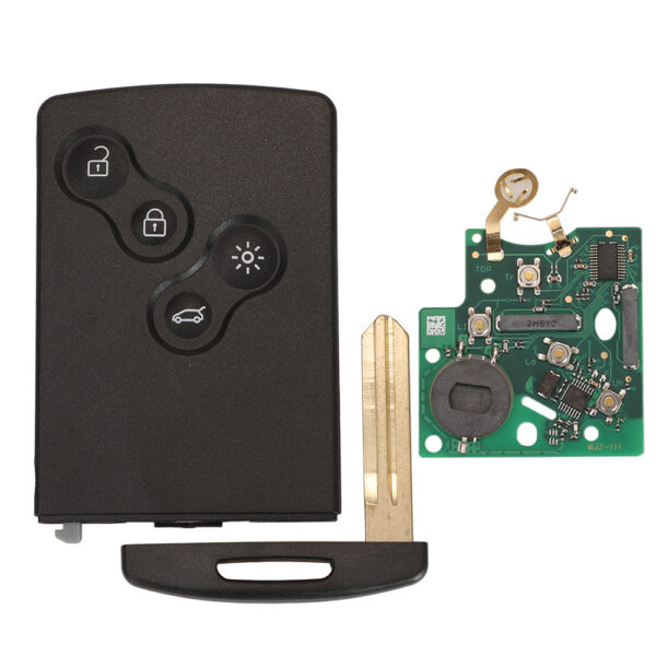 4 Buttons 433 MHz Smart Proximity Card for Renault Koleos Fluence Kongo ID46 Chip PCF7952 - Image 7