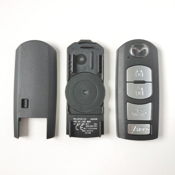 4 Buttons Flip Remote Car Key Case key shell for Mazda CX-5 with logo With MAZ24R Blade - Pack of 5 - Image 4