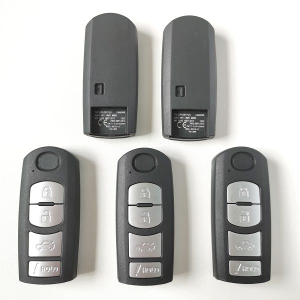 4 Buttons Flip Remote Car Key Case key shell for Mazda CX-5 with logo With MAZ24R Blade - Pack of 5 - Image 6