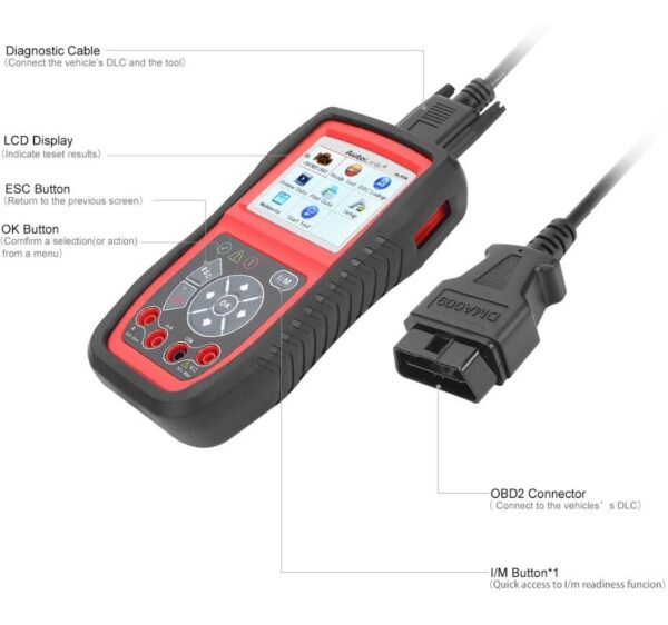 Autel AutoLink AL539 OBDII CAN Scan Tool Electrical Test Tool