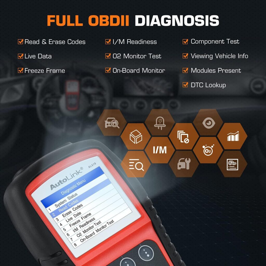 Autel AutoLink AL619 OBD2 scanner