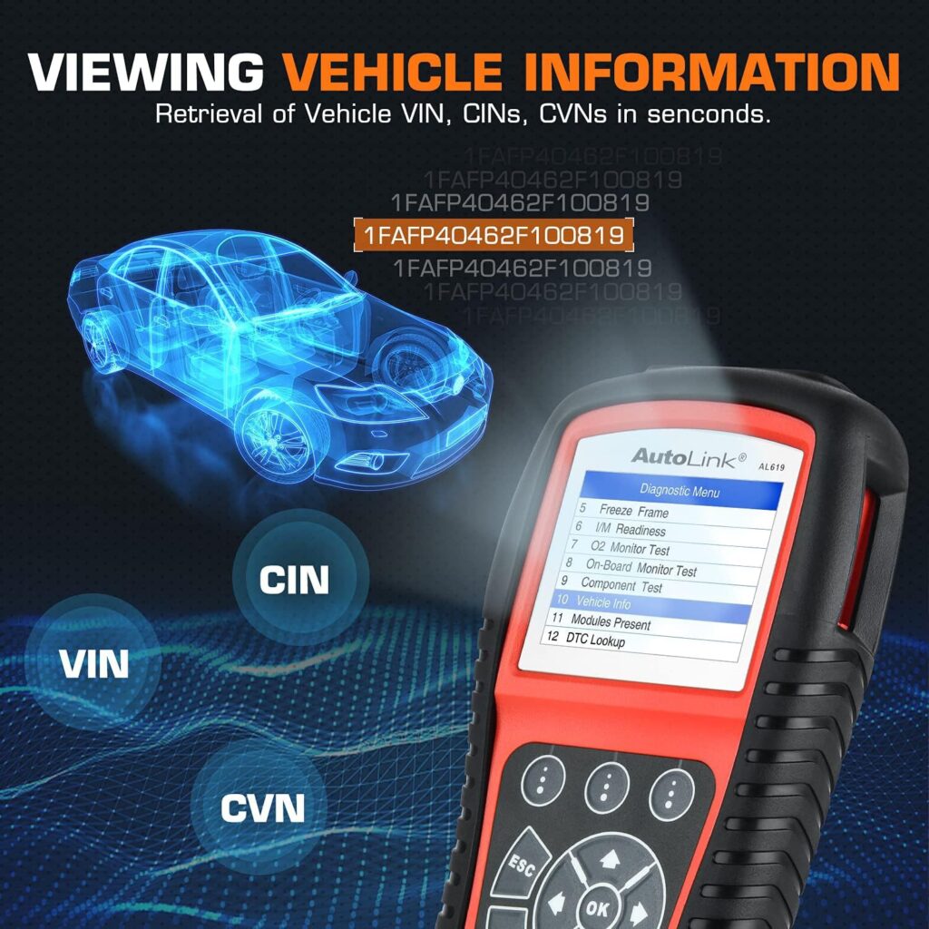 Autel AutoLink AL619 OBD2 scanner