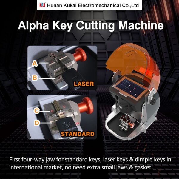 Alpha Automatic Key Cutting Machine for Automobile Residential Motorcycle Dimple Tubulars FO21 Keys