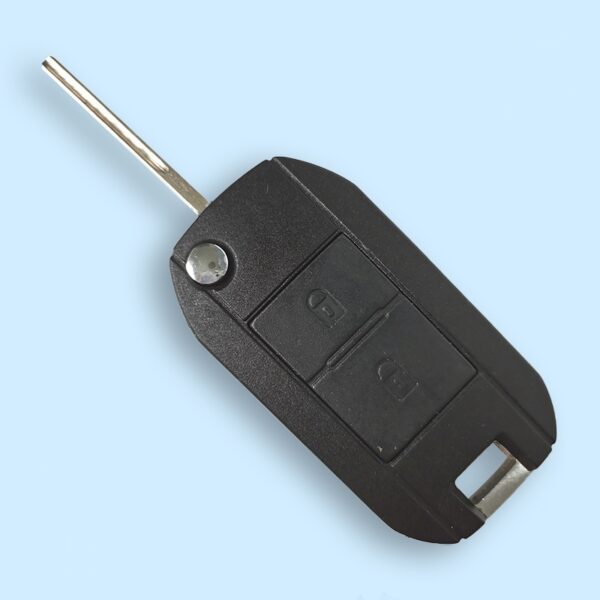 Flip Remote Key Shell 2 Button for Peugeot Citroen (With Battery Casing) VA2 Blade - pack of 5