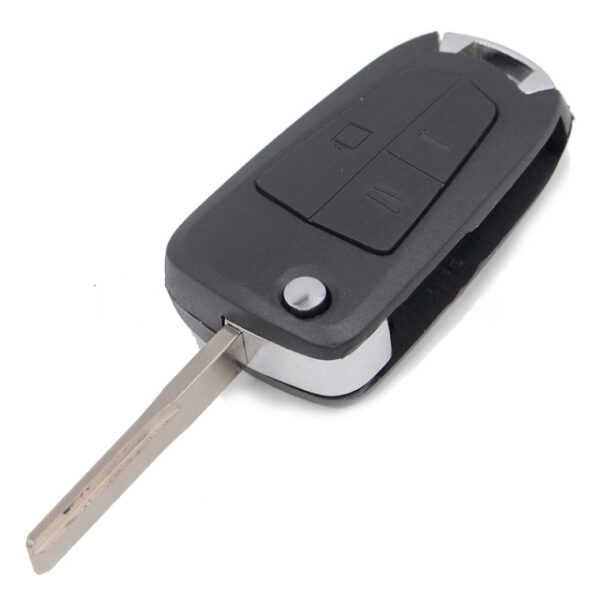 Folding Remote Key Case 3 Button for OPEL with YM28 Blade - pack of 5