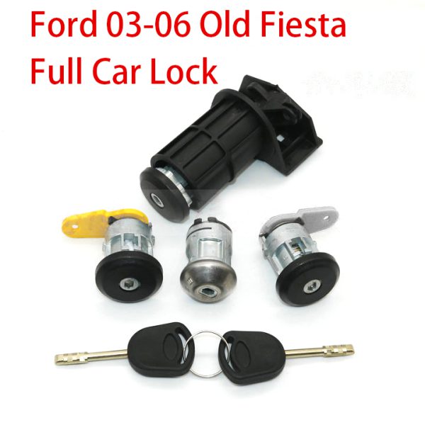 Ford 03-06 old carnival full car lock cylinder door key door lock electric door lock assembly - Image 2