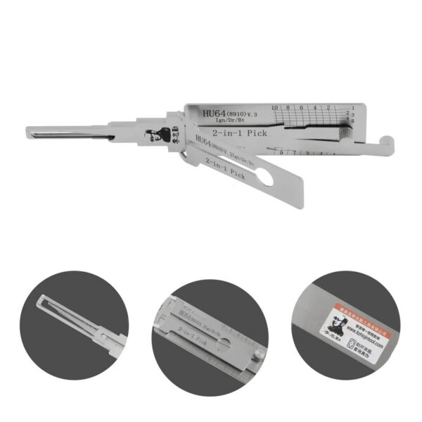 LISHI HU64 Auto Pick and Decoder for Mercedes Benz - Image 5