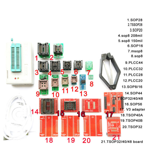 TL866II Plus Multifunction Programmer Universal Burner TL866CS/A Upgrade Version - Image 3