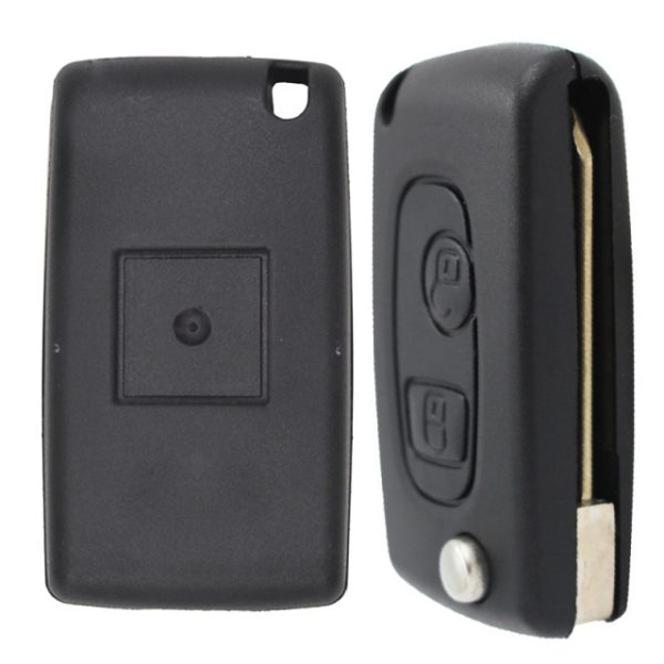 Modified Flip Remote Key Shell 2 Button for Peugeot Citroen VA2 - pack of 5 - Image 2