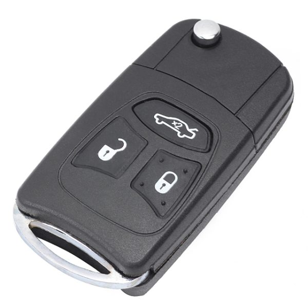 Modified Flip Remote Key Shell 3 Button for Chrysler- pack of 5 - Image 5