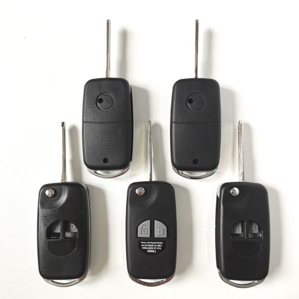 Modified Folding Remote Key Shell 2 Button for Suzuki Vitara Swift Ignis SX4 Liana Alto - pack of 5 - Image 5