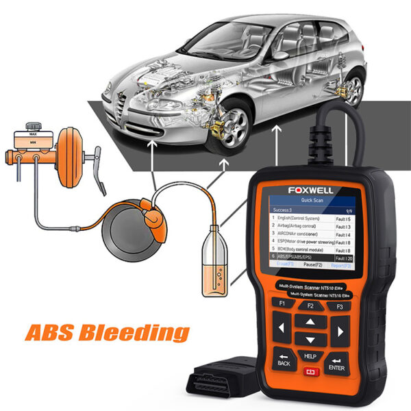 FOXWELL NT510 Elite OBD2 Scanner All System Scan Code Reader