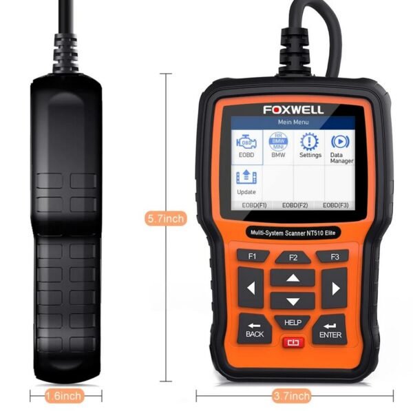 FOXWELL NT510 Elite OBD2 Scanner All System Scan Code Reader