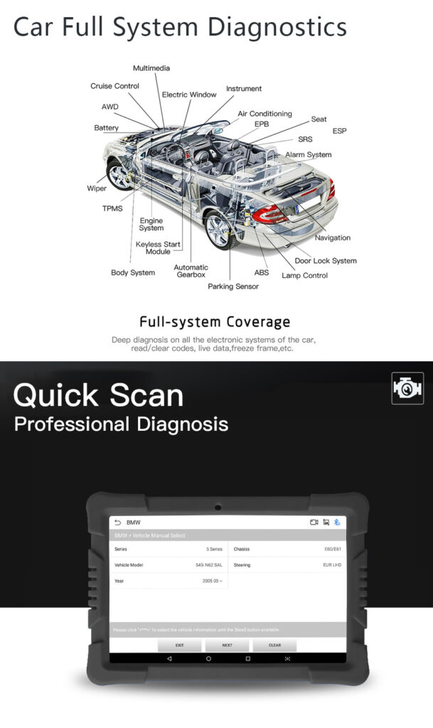 Humzor NexzDAS Pro Automotive fault diagnosis instrument