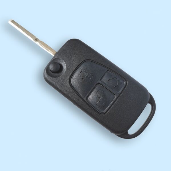 Remote Car Key Shell Case 3 Button for Mercedes-Benz C E ML S HU39 Blank Blade - pack of 5