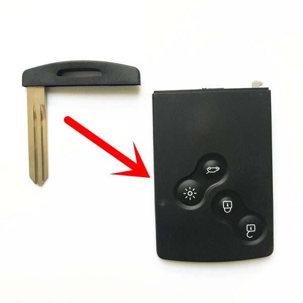 Remote Card Emergency Key Blade for Renault Koleo - Pack of 10 - Image 3