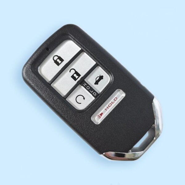 Smart Remote Car Key Shell Case 5 Buttons For Honda Fit Civic City C-RV Accord Fob Insert HON66 Blade - 5 pcs