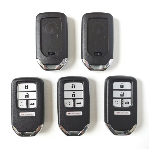 Smart Remote Car Key Shell Case 5 Buttons For Honda Fit Civic City C-RV Accord Fob Insert HON66 Blade - 5 pcs - Image 5