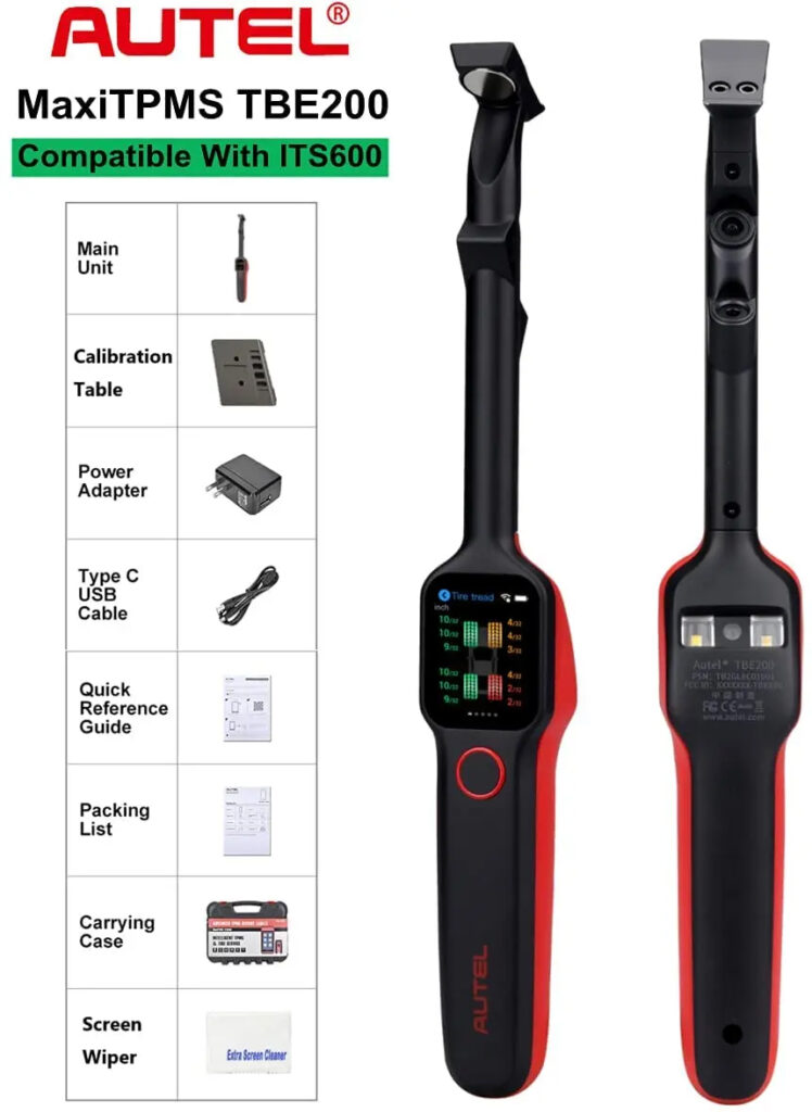 utel MaxiTPMS TBE200 Tire Tread Depth and Brake Disc Wear Examiner