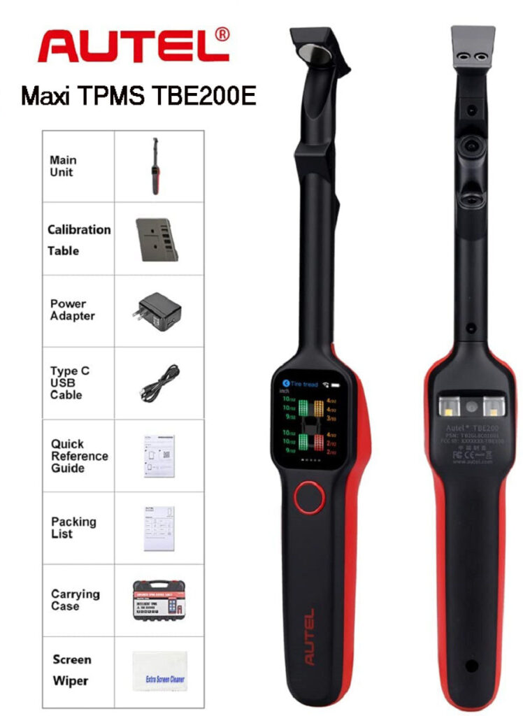 AUTEL TBE200E TPMS Laser Tire Tread Depth