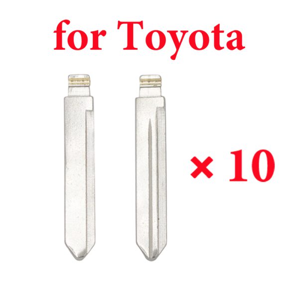 TOY47 Flip Remote Key Blade for Toyota -  Pack of 10 - Image 2