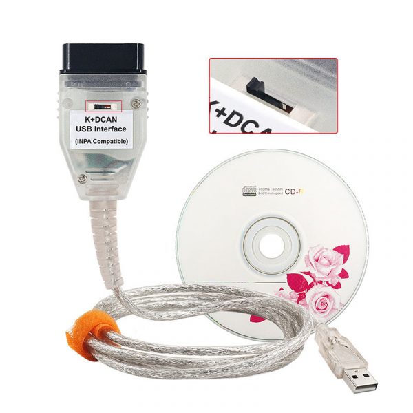 BMW INPA K+DCAN Car Diagnostic Brush with Switch Hides Car Computer Diagnostic OBD2 - Image 4