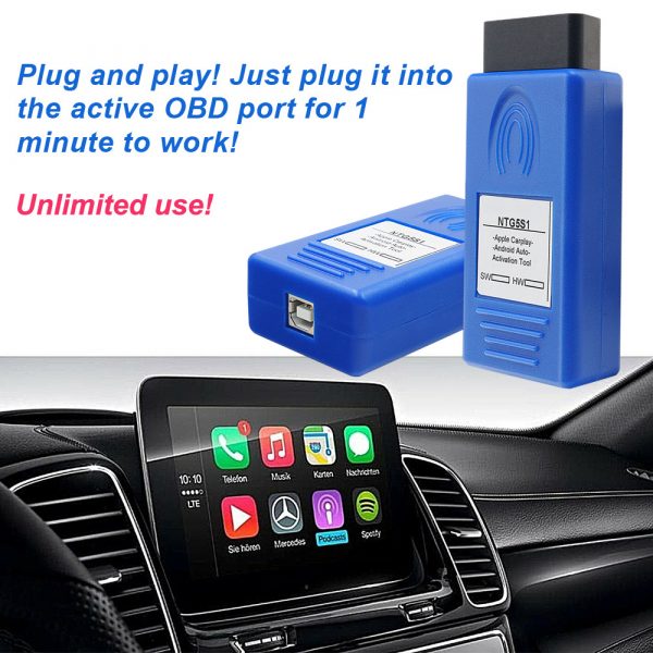 NTG5S1 CarPlay For Apple/Android NTG5 OBD2 For Mercedes /Benz - Image 4