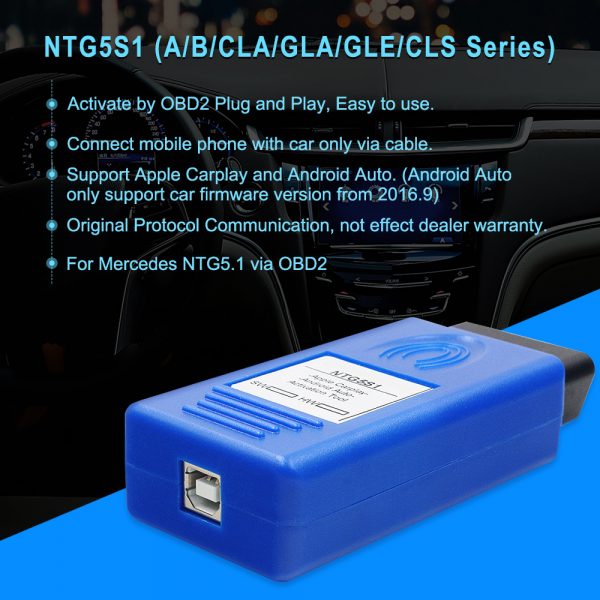 NTG5S1 CarPlay For Apple/Android NTG5 OBD2 For Mercedes /Benz - Image 3