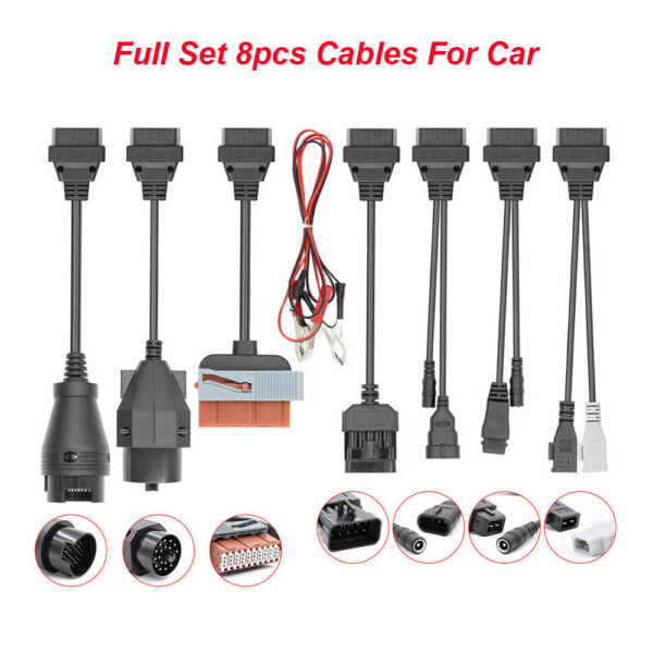 Car Cables Full 8 Cables Set 8IN1