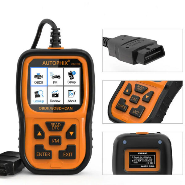 Autophix OM126P OBD2 Scanner Code Reader EOBD JOBD Car Engine Analyzer - Image 2