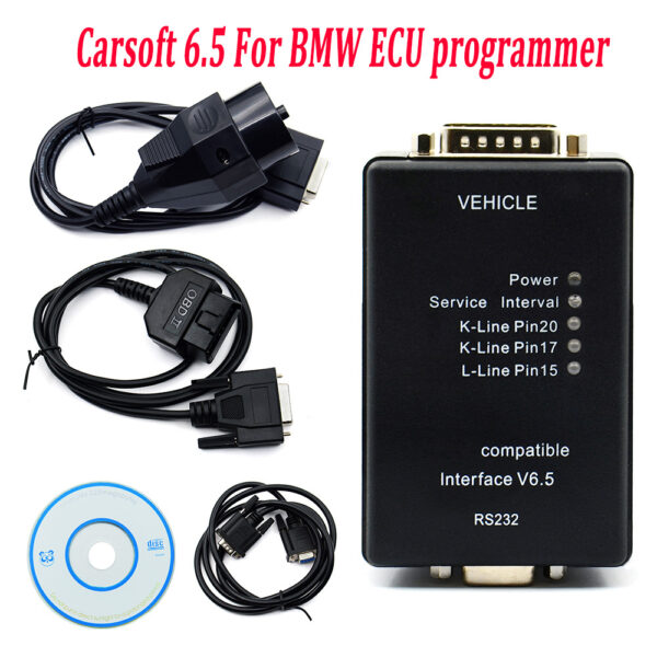 Carsoft 6.5 for BMW ECU Programmer E30/ E31/E32/E34/E36/E38 /E60 with Three Cables CD - Image 2