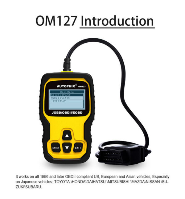 Autophix OM127 OBD2 Car Code Reader OBD Scanner