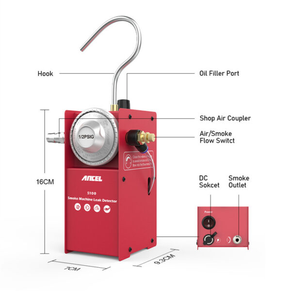 ANCEL S100 Car Smoke Leak Detector