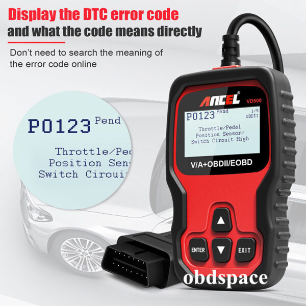 Ancel VD500 OBD2 Scanner