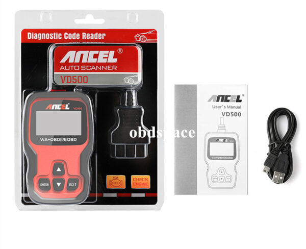 Ancel VD500 OBD2 Scanner