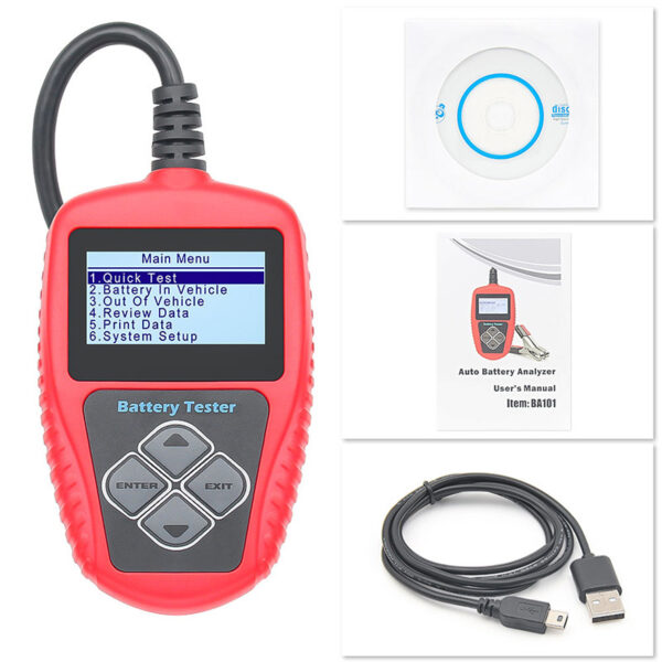 BA101 12V Vehicle Battery Tester