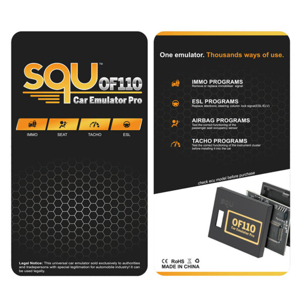 SQU OF110 Universal Car Emulator Pro