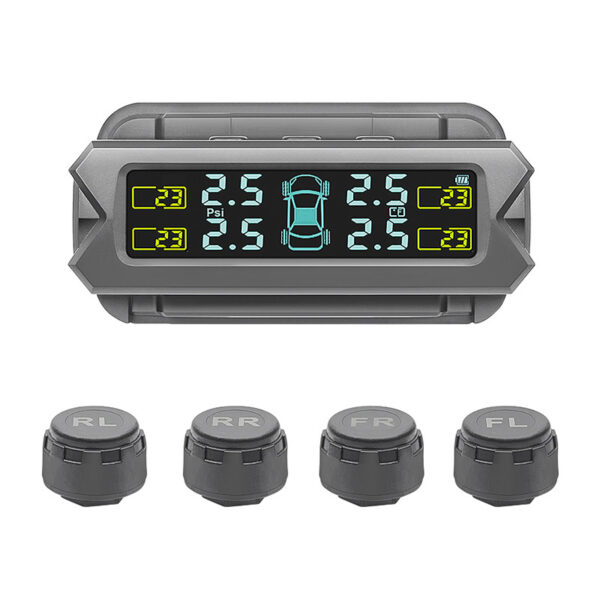 Solar car tire pressure monitor TY08 TPMS