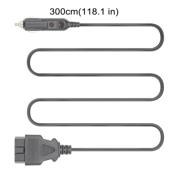 Automobile switch cable cigarette lighter extension cable 3m