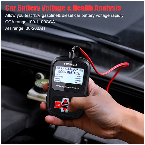 FOXWELL BT100PRO 12V Car Battery Tester