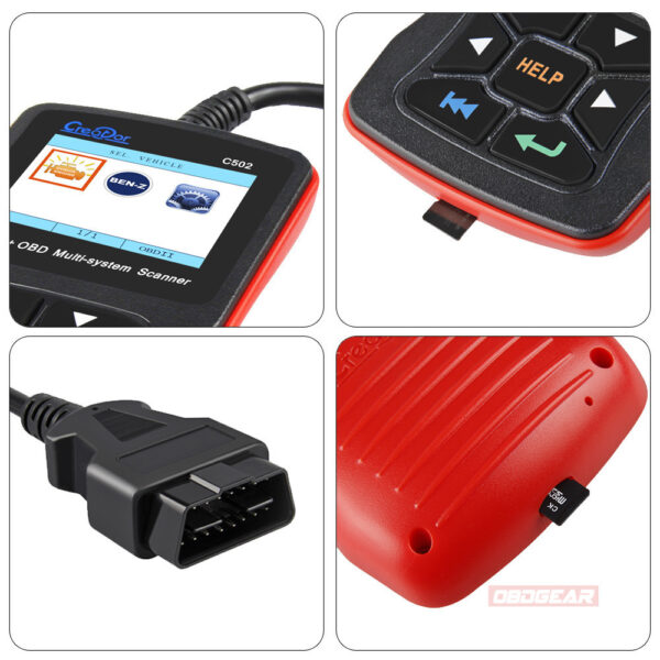 Creator C502 for BENZ & OBDII/EOBD Multi-system Scanner