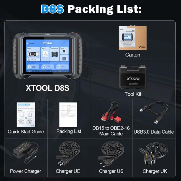 XTOOL D8S Car Diagnostic Tools