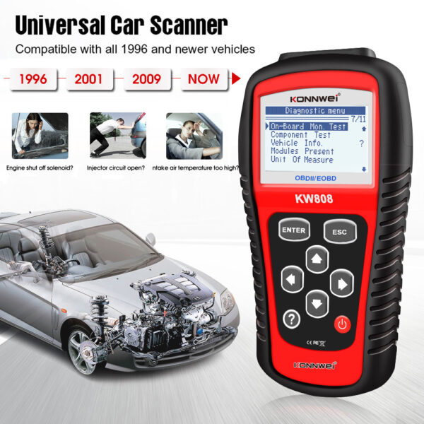 Automobile fault diagnosis instrument detection decoder scanner