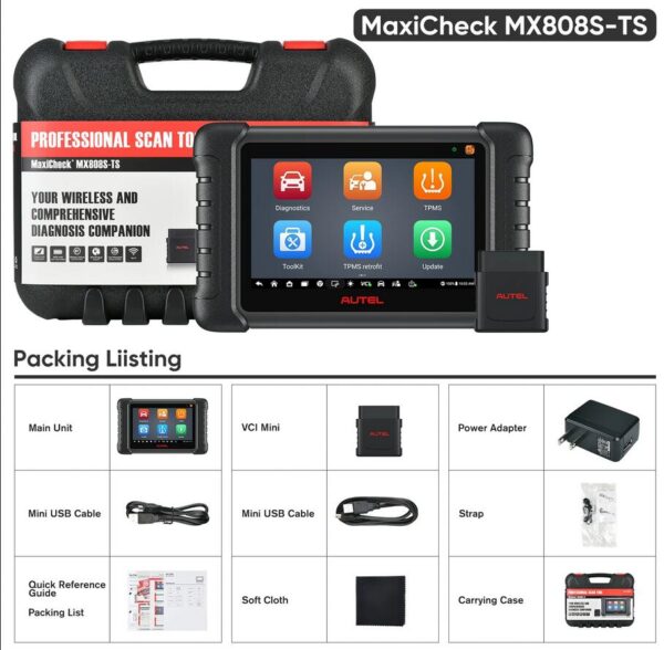 Autel MaxiCheck MX808S-TS Car TPMS Diagnostic Tools